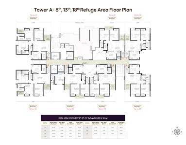 Project Image of 702.0 - 990.0 Sq.ft 2 BHK Apartment for buy in Topaz Towers