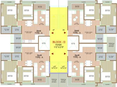 Project Image of 576.3 - 782.11 Sq.ft 2 BHK Apartment for buy in Griham Orchid