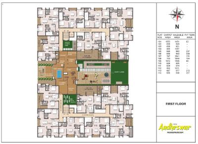 Project Image of 914.0 - 1451.0 Sq.ft 2 BHK Apartment for buy in Jain Aadheeswar