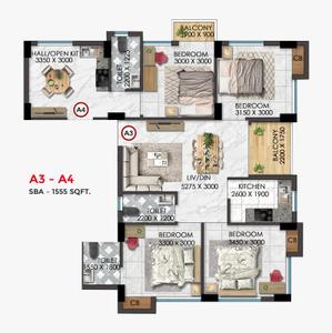 Project Image of 435.0 - 1555.0 Sq.ft 1 BHK Apartment for buy in Westroad Ophelia
