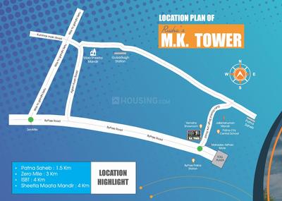 Project Image of 1025.0 - 1500.0 Sq.ft 2 BHK Apartment for buy in Rudra M K Tower