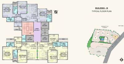 Project Image of 742.0 - 1098.0 Sq.ft 2 BHK Apartment for buy in Pride Park Royale AB Wing