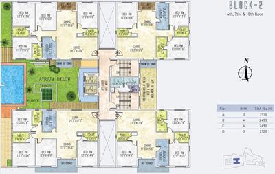 Project Image of 2045.0 - 3130.0 Sq.ft 3 BHK Apartment for buy in Jain Dream One Block 1 & 2