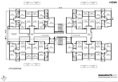 Project Image of 522.26 - 622.05 Sq.ft 2 BHK Apartment for buy in Magarpatta Nova