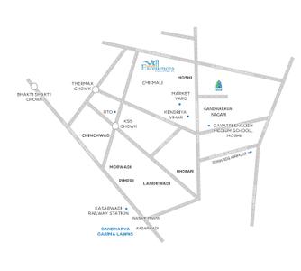 Project Image of 417.96 - 743.68 Sq.ft 2 BHK Apartment for buy in Yogesh Gandharva Excellence Project III