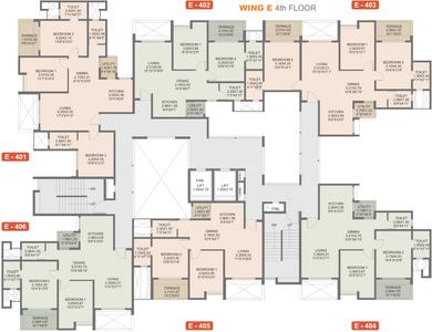 Project Image of 551.0 - 1019.0 Sq.ft 2 BHK Apartment for buy in Rohan Madhuban II Wings D E