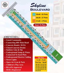 Sky Line Boulevard Layout Plan 1