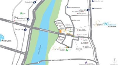 Project Image of 639.0 - 1130.0 Sq.ft 2 BHK Apartment for buy in Sunteck Signia Waterfront