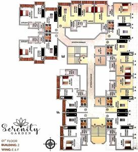 Project Image of 384.0 - 543.0 Sq.ft 1 BHK Apartment for buy in Unity Serenity Gardens Wing E And F