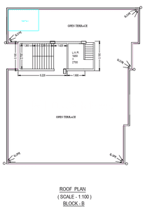 Siddhi Vinayak Residency Block B Cluster Plan for Roof 1