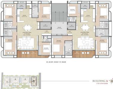 Project Image of 1605.33 - 3337.0 Sq.ft 4 BHK Apartment for buy in Milestone Millionaires Lifestyle