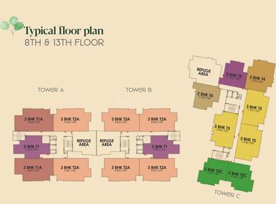 Project Image of 1248.32 - 1889.34 Sq.ft 2 BHK Apartment for buy in Times Residency