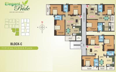 Project Image of 1055.0 - 1515.0 Sq.ft 2 BHK Apartment for buy in Elegant Pride
