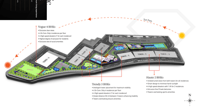 Project Image of 798.0 - 1717.0 Sq.ft 2 BHK Apartment for buy in F Premium