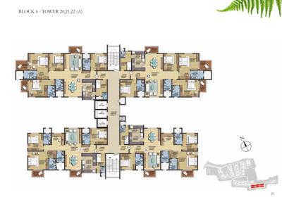 Project Image of 1290 Sq.ft 3 BHK Apartment / Flat for sale in Harlur for Rs. 21600000
