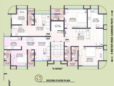 Project Image of 378.0 - 1078.0 Sq.ft 1 BHK Apartment for buy in Magnum Omkar Parinita