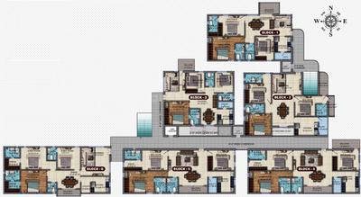 Project Image of 1641.0 - 1894.0 Sq.ft 3 BHK Apartment for buy in A S K Grand Harmony