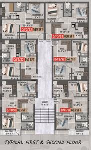 Project Image of 528.0 - 751.0 Sq.ft 2 BHK Apartment for buy in Crest Tanzia