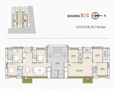 Project Image of 1253.46 - 3324.0 Sq.ft 3 BHK Apartment for buy in Samarthya Heights
