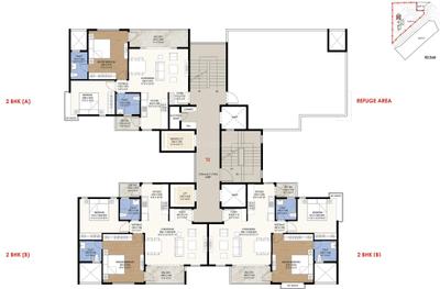 Project Image of 1005 Sq.ft 2 BHK Apartment / Flat for sale in Hinjawadi Phase 2 for Rs. 7600000