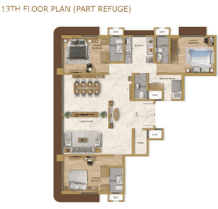 Project Image of 891.36 - 1420.08 Sq.ft 2 BHK Apartment for buy in Alamdar The Auro