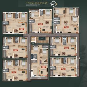 Project Image of 1100.0 - 1405.0 Sq.ft 2 BHK Apartment for buy in Anvitha Delight