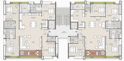 Project Image of 1251.42 - 3106.38 Sq.ft 3 BHK Apartment for buy in Shreepad Shivanta Vivanta