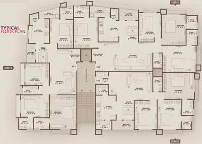 Project Image of 1850.0 - 2520.0 Sq.ft 3 BHK Apartment for buy in Shyam Smruti