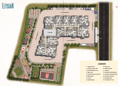 Project Image of 1160.0 - 1870.0 Sq.ft 2 BHK Apartment for buy in Adithi Elysian