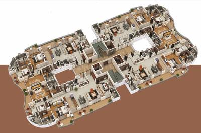 Project Image of 1991.0 - 2284.0 Sq.ft 3 BHK Apartment for buy in Rishita Serenity Phase 1