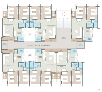 Project Image of 622.48 - 853.58 Sq.ft 2 BHK Apartment for buy in Swami Prominence