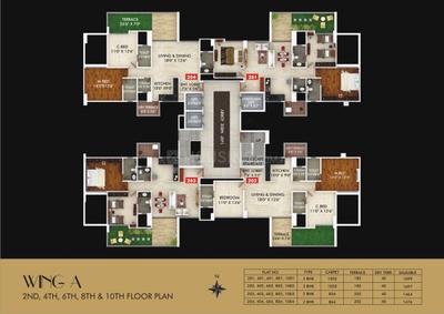 Project Image of 3000 Sq.ft 4 BHK Apartment / Flat for sale in Kondhwa Budruk for Rs. 32000000