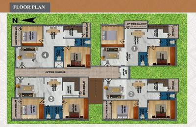 Venkatadri Residency Venkatadri Residency Cluster Plan 1