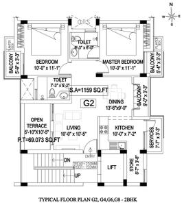 Project Image of 916.0 - 1340.0 Sq.ft 2 BHK Apartment for buy in Fomra Celebration