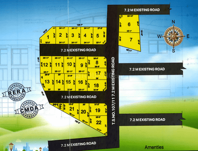 Project Image of 696.0 - 1416.43 Sq.ft Residential Plot Plot for buy in MS Sumangali Maansarover Garden