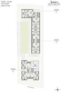 Project Image of 1100.61 - 1577.24 Sq.ft 3 BHK Apartment for buy in Broadway Alokya