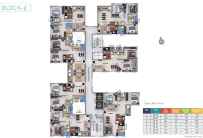 Project Image of 852.0 - 1622.0 Sq.ft 2 BHK Apartment for buy in Heritage Windmere Phase II