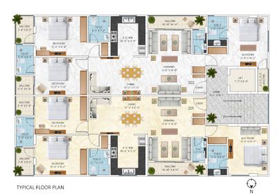 Project Image of 1171.54 - 1235.27 Sq.ft 3 BHK Apartment for buy in Royal Eminence