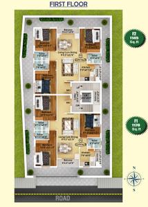 Project Image of 700.0 - 1170.0 Sq.ft 2 BHK Apartment for buy in Harinee Nakshatra