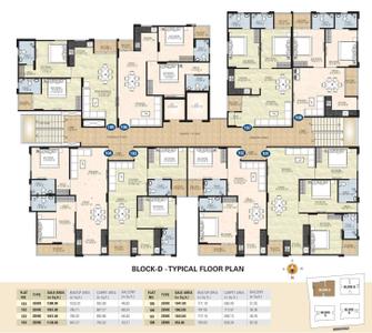 Project Image of 810.0 - 1407.0 Sq.ft 2 BHK Apartment for buy in Bhavyaa Green Luxuria