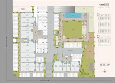 Project Image of 2377.0 - 3220.0 Sq.ft 3 BHK Apartment for buy in Samanvay West Park