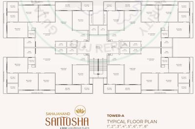 Project Image of 1575.3 - 2388.51 Sq.ft 4 BHK Apartment for buy in Sahajanand Santosha