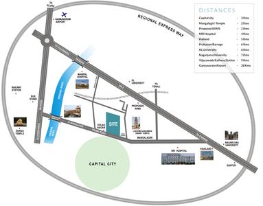 Project Image of 1220 Sq.ft 2 BHK Apartment / Flat for sale in Tadepalli for Rs. 4500000