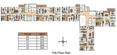 Project Image of 2168.0 - 6200.0 Sq.ft 3 BHK Apartment for buy in Altius