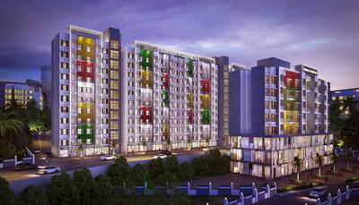 Project Image of 316.0 - 380.0 Sq.ft 1 BHK Apartment for buy in Aarav Subhash Residency Wing C And D