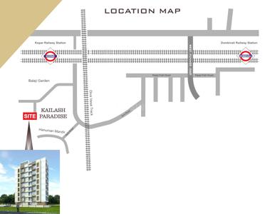 Project Image of 335.0 - 565.0 Sq.ft 1 BHK Apartment for buy in Siddhivinayak Kailash Paradise