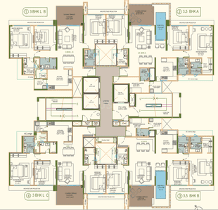 Project Image of 716.98 - 2129.12 Sq.ft 2 BHK Apartment for buy in Bramhacorp Sun Valley Phase 1
