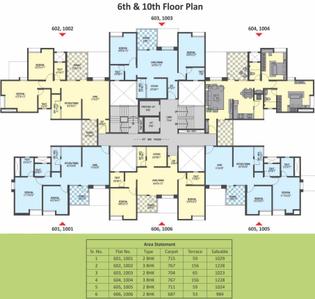 Project Image of 564.0 - 1045.0 Sq.ft 2 BHK Apartment for buy in Rujuta Gardenia Crest