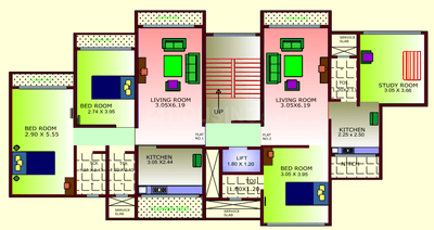 Project Image of 238.0 - 748.0 Sq.ft 1 RK Apartment for buy in Mudassar Bluemoon Annexe