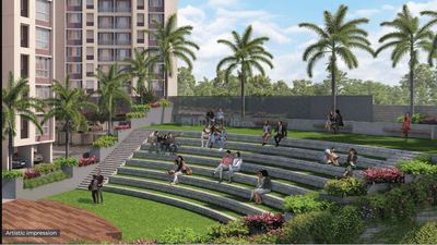 Project Image of 367.0 - 428.0 Sq.ft 1 BHK Apartment for buy in Charms Global City Type B1 Merlion